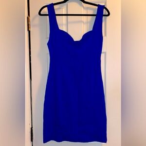 ZARA - Midi Blue Neon dress